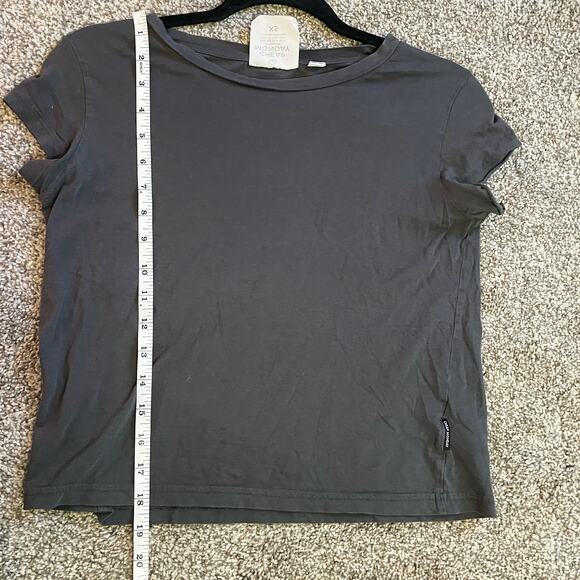 Cheap Monday Grey High Neck Classic T Shirt Size: XS - Picture 6 of 6